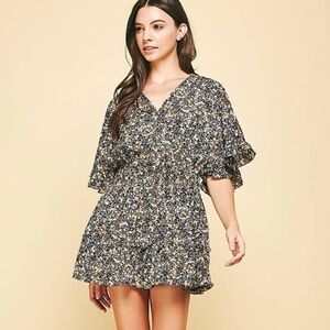 Pinch Picking Daisies Mini Dress L